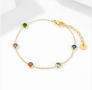 Distressed Pendant Bracelet