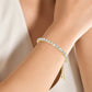 Adjustable Round Zircon Crystal Tennis Bracelet