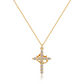 Luxora Cross Crown Necklace