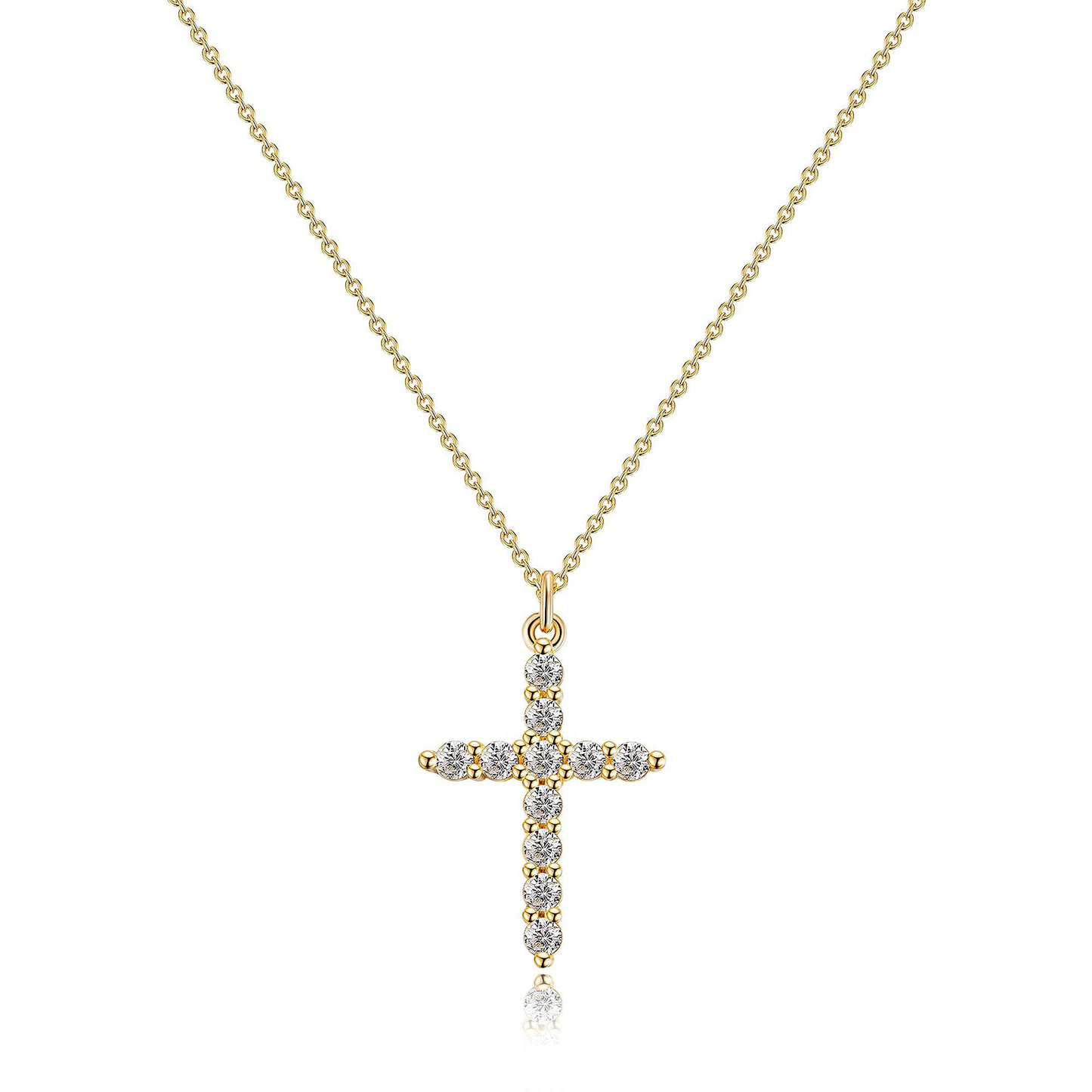 Luxora Cross Crown Necklace