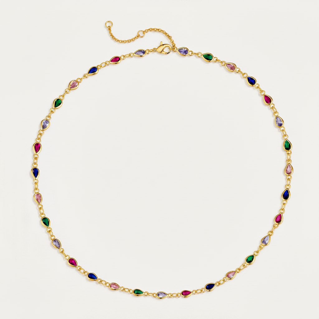 Rainbow Dainty Choker