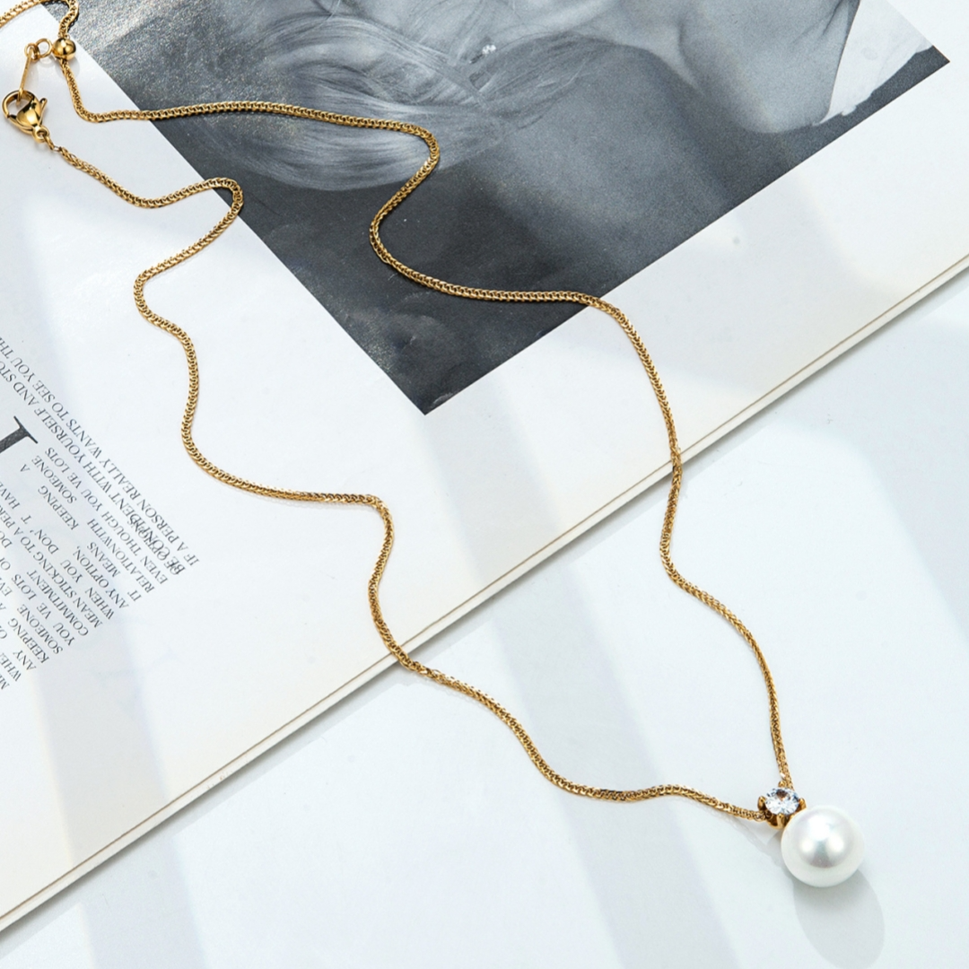 Seafoam Pearl Pendant