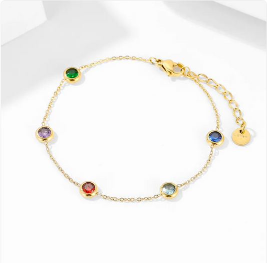 Distressed Pendant Bracelet