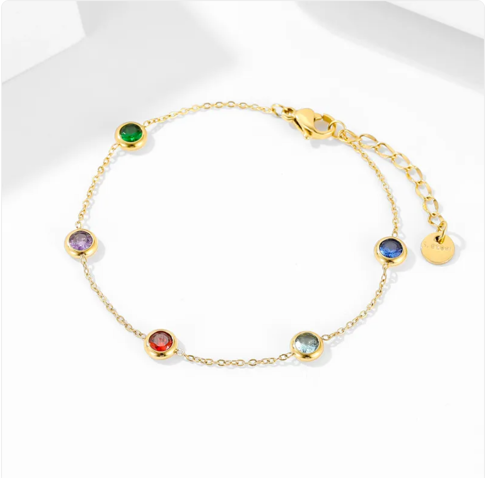 Distressed Pendant Bracelet