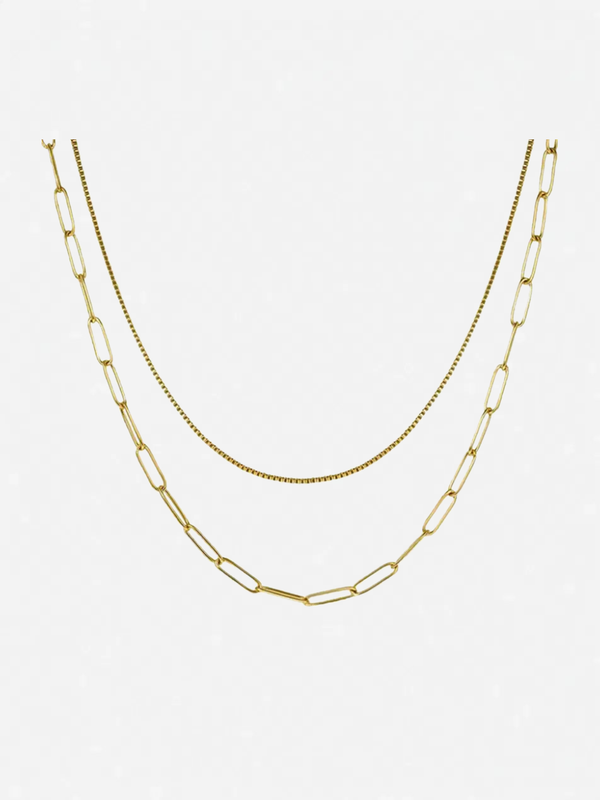 Hip-Hop Double-Layered Necklace